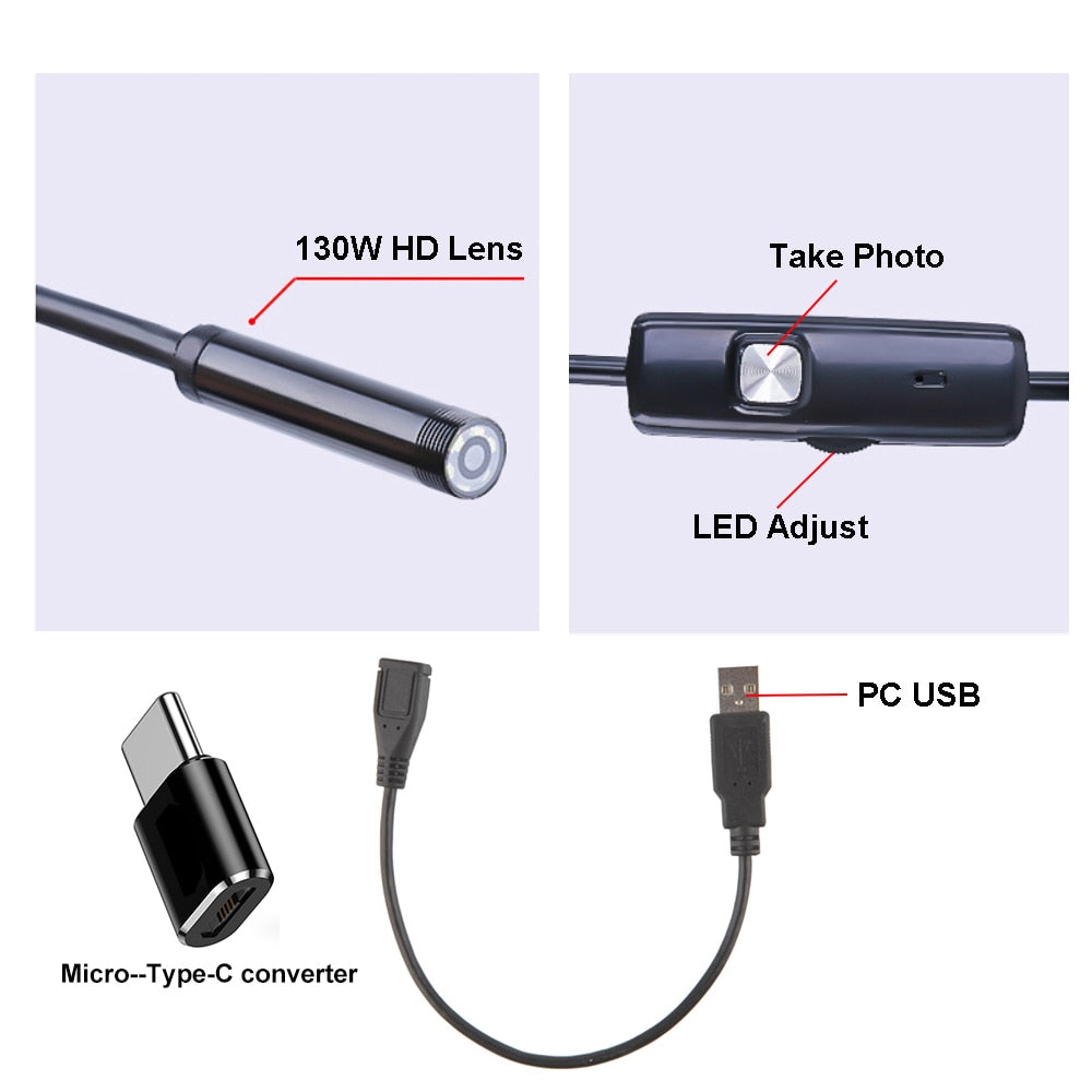 Waterproof Mini Endoscope Camera